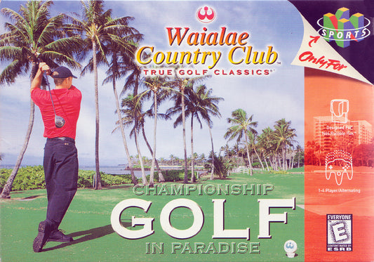 WAIALAE COUNTRY CLUB  - SNES (W/BOX & MANUAL)