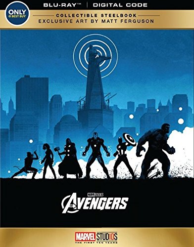 AVENGERS BLURAY COLLECTIBLE STEELBOOK BEST BUY EXCLUSIVE (2018)