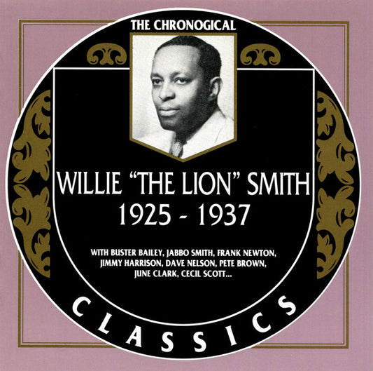 SMITH, WILLIE THE LION  - 1925-1937