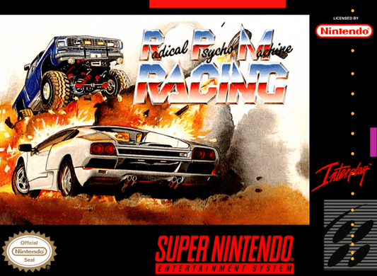 RADICAL PSYCHO MACHINE RPM RACING  - SNES (W/BOX & MANUAL)