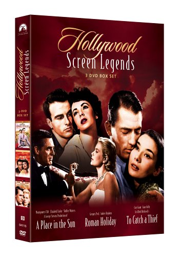 HOLLYWOOD SCREEN LEGENDS GIFTSET (A PLACE IN THE SUN / ROMAN HOLIDAY / TO CATCH A THIEF) (BILINGUAL)