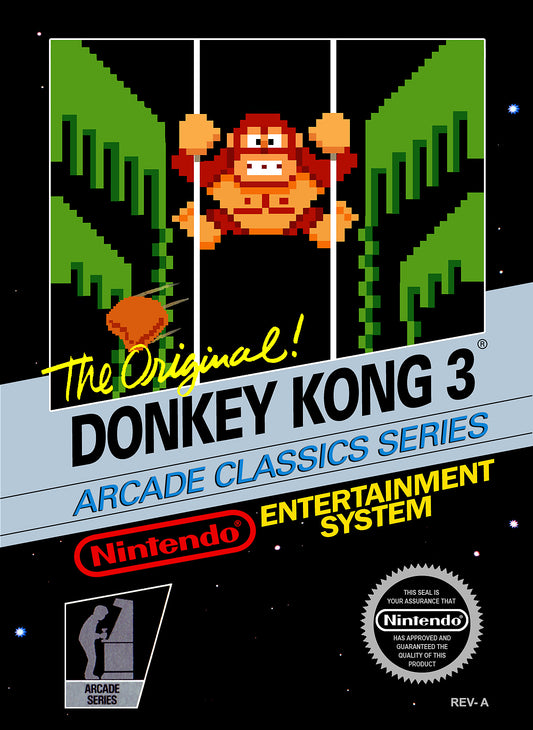 DONKEY KONG 3  - NES (W/BOX)