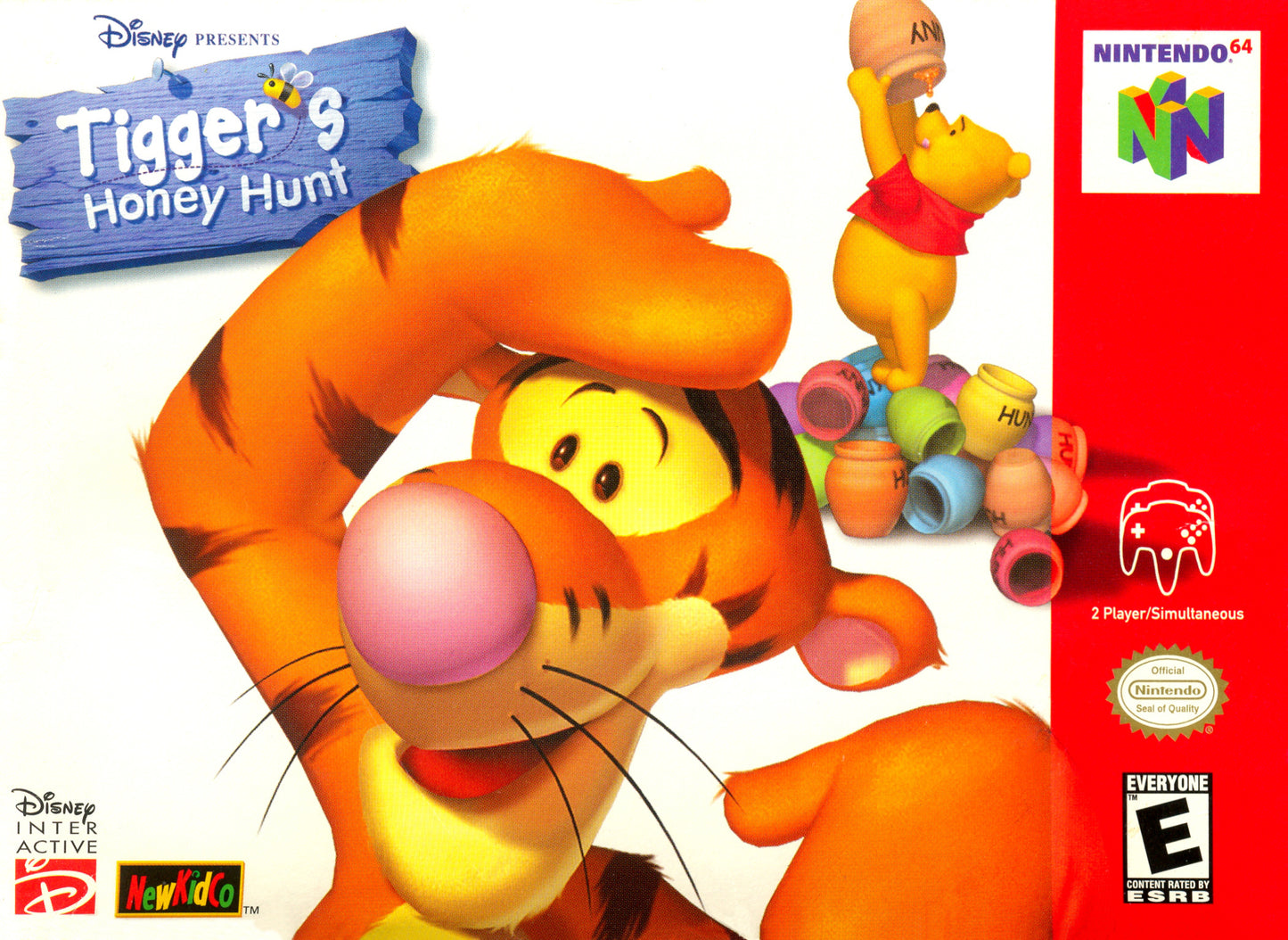 TIGGER'S HONEY HUNT  - N64 (W/BOX)