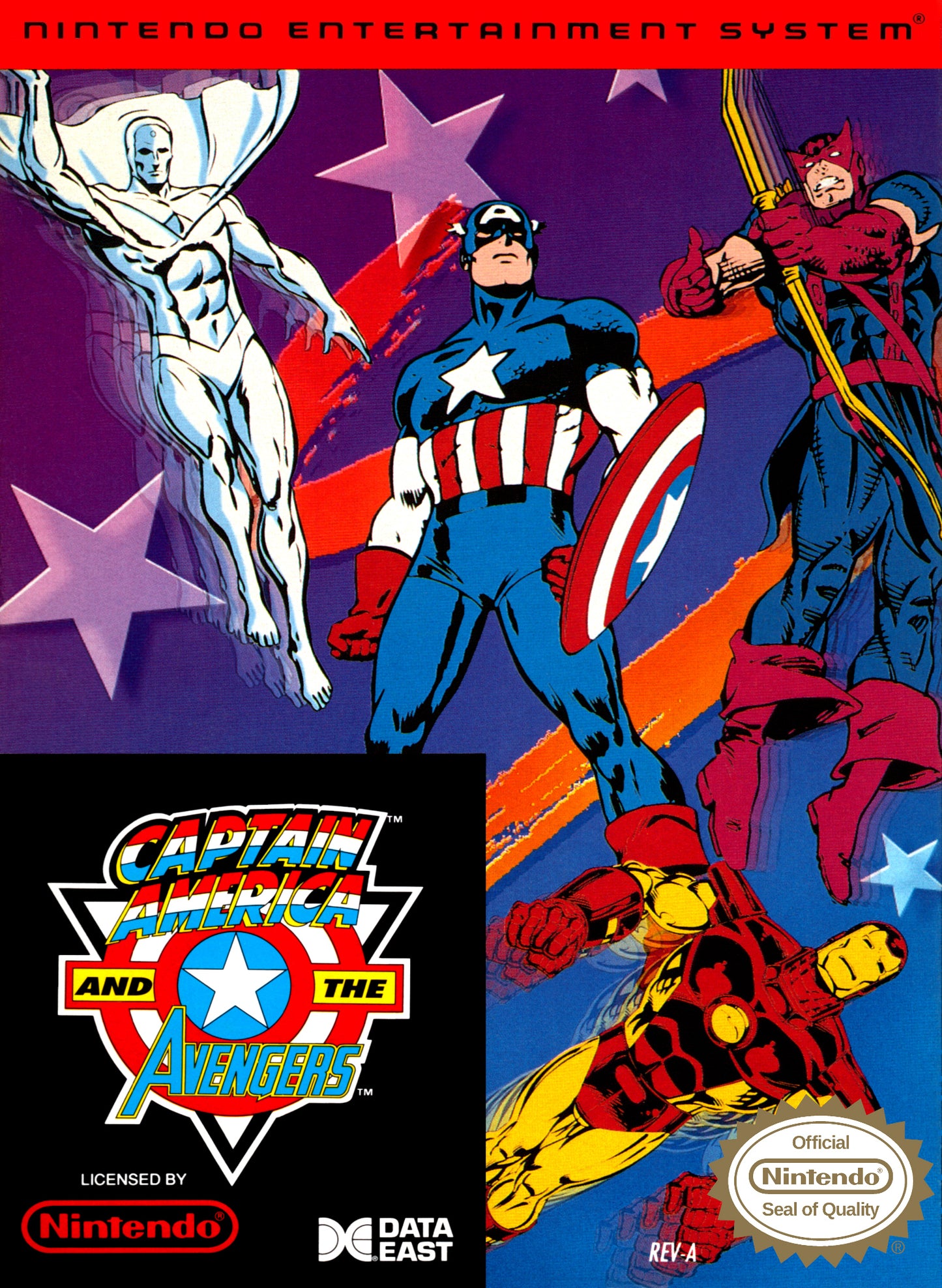 CAPTAI AMERICAN & THE AVENGERS  - NES