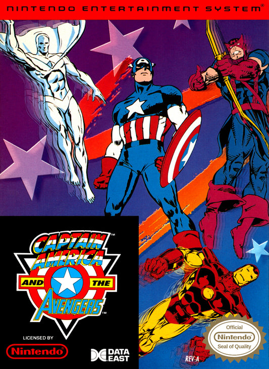 CAPTAI AMERICAN & THE AVENGERS  - NES