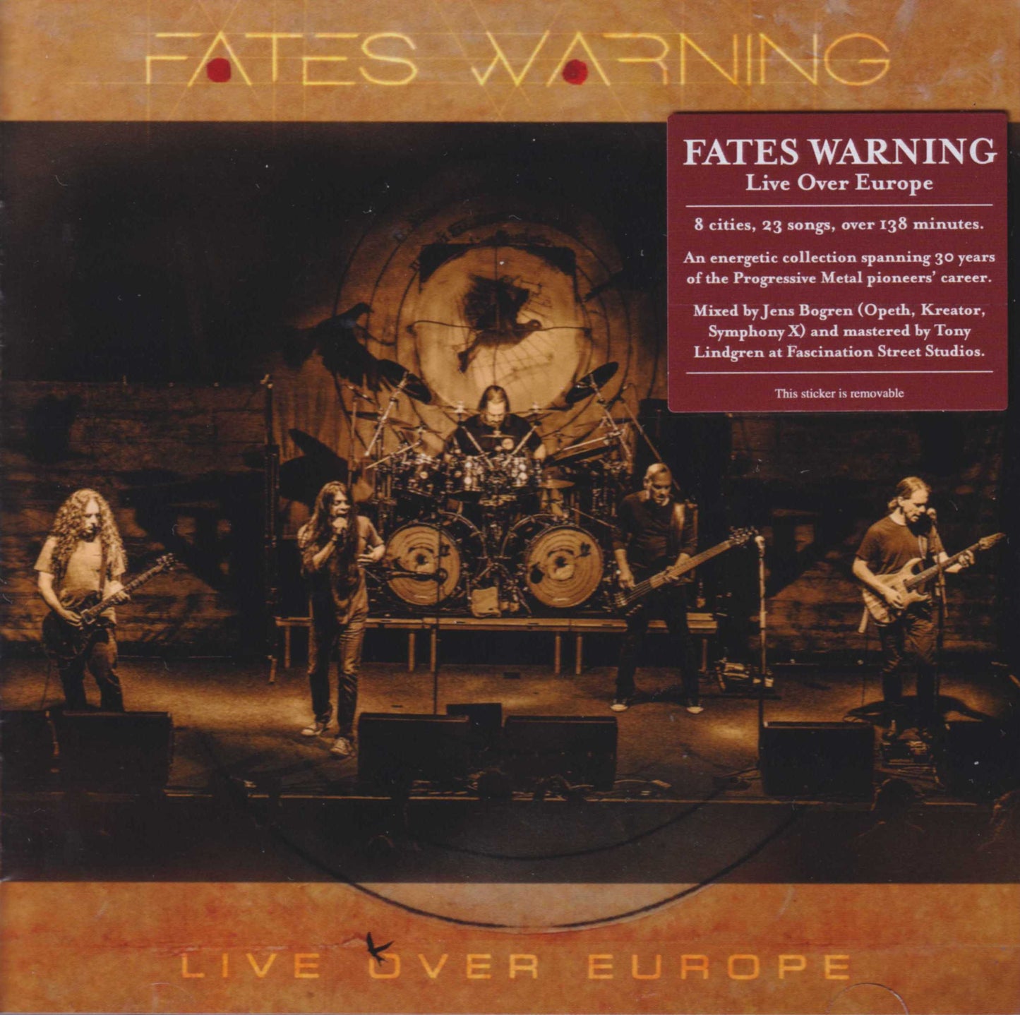 FATES WARNING  - LIVE OVER EUROPE