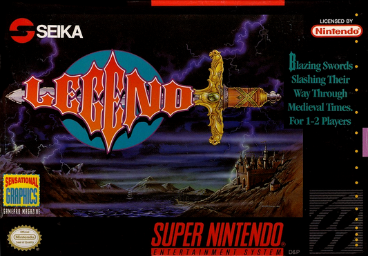 LEGEND  - SNES (W/BOX & MANUAL)