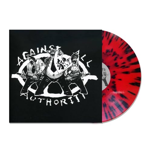 AGAINST ALL AUTHORITY - 24 HOUR ROADSIDE RESISTANCE - RED W/ BLACK SPLATTER