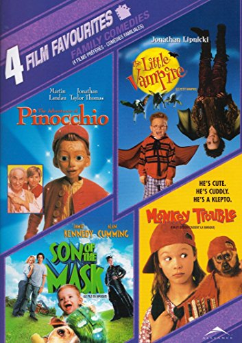 PINOCCHIO/LITTLE VAMPIRE/SONG OF THE MAS - DVD-4 FILM FAVOURITES FAMILY COMEDIES