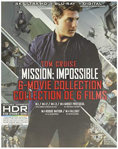 MISSION: IMPOSSIBLE (MOVIE SET) - BLU-4K-INC. BLU-6 MOVIE COLLECTION