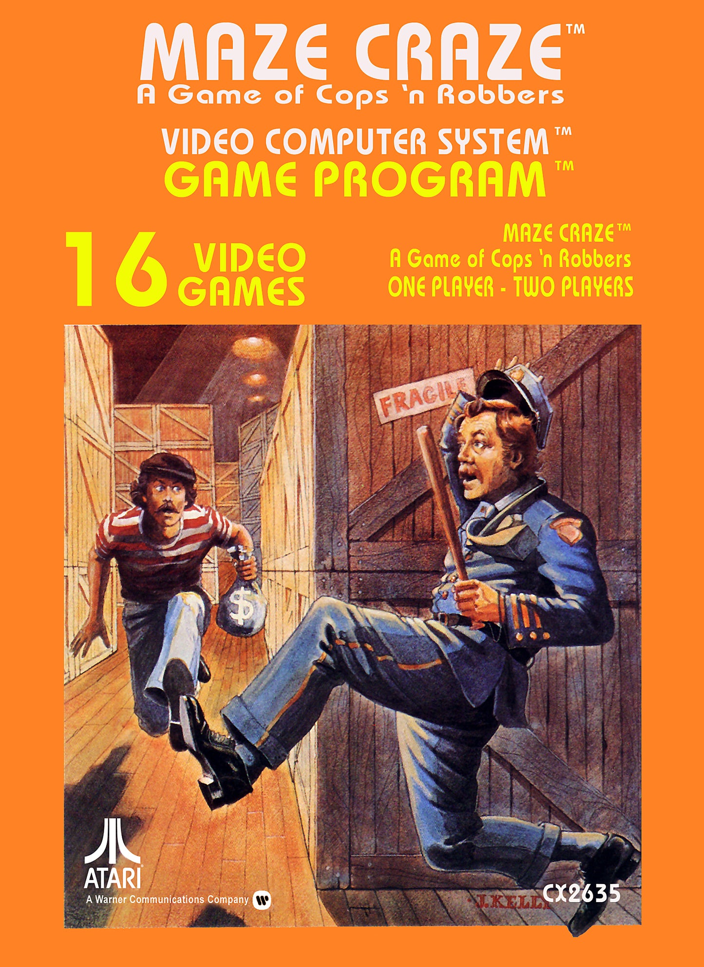 MAZE CRAZE: A GAME OF COPS & ROBBERS  - ATARI2600