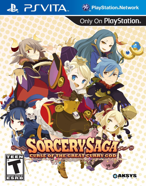 SORCERY SAGA: CURSE OF THE GREAT CURRY G  - PSV