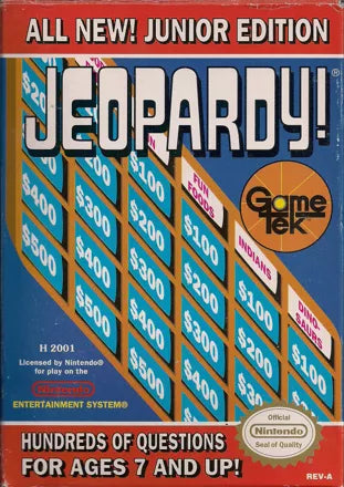 JEOPARDY JR  - NES (W/BOX)