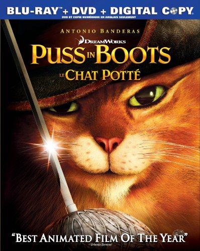 PUSS IN BOOTS (BILINGUAL) [BLU-RAY + DVD + DIGITAL COPY]