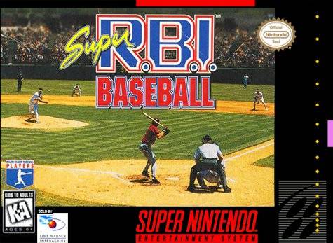 SUPER RBI BASEBALL  - SNES (W/BOX & MANUAL)