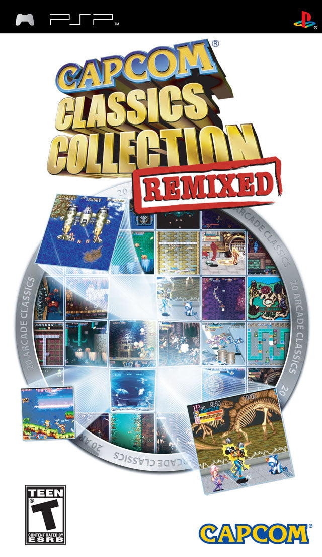 CAPCOM CLASSICS COLLECTION REMIXED  - PSP
