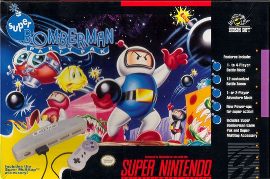 SUPER BOMBERMAN  - SNES (W/BOX)