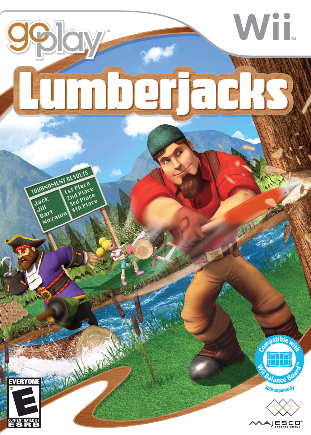 GO PLAY: LUMBERJACKS  - WII