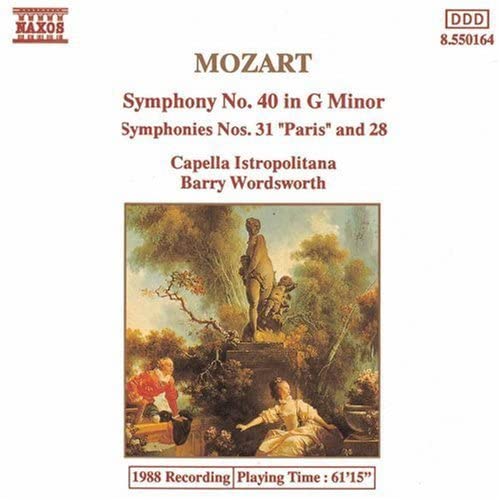 MOZART - SYMPHONIES NO. 40, 28 & 31 (NAXOS)