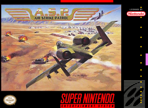 A.S.P. AIR STRIKE PATROL  - SNES (W/BOX)