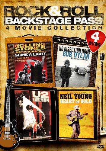 ROCK & ROLL BACKSTAGE  PASS - DVD-4 FILM COLLECTION