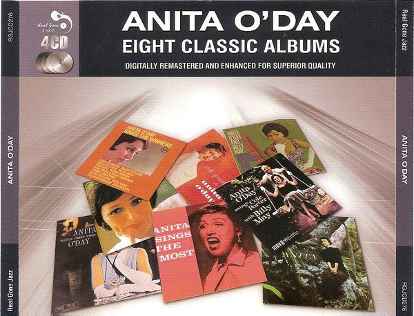 O'DAY, ANITA  - EIGHT CLASSIC ALBUMS