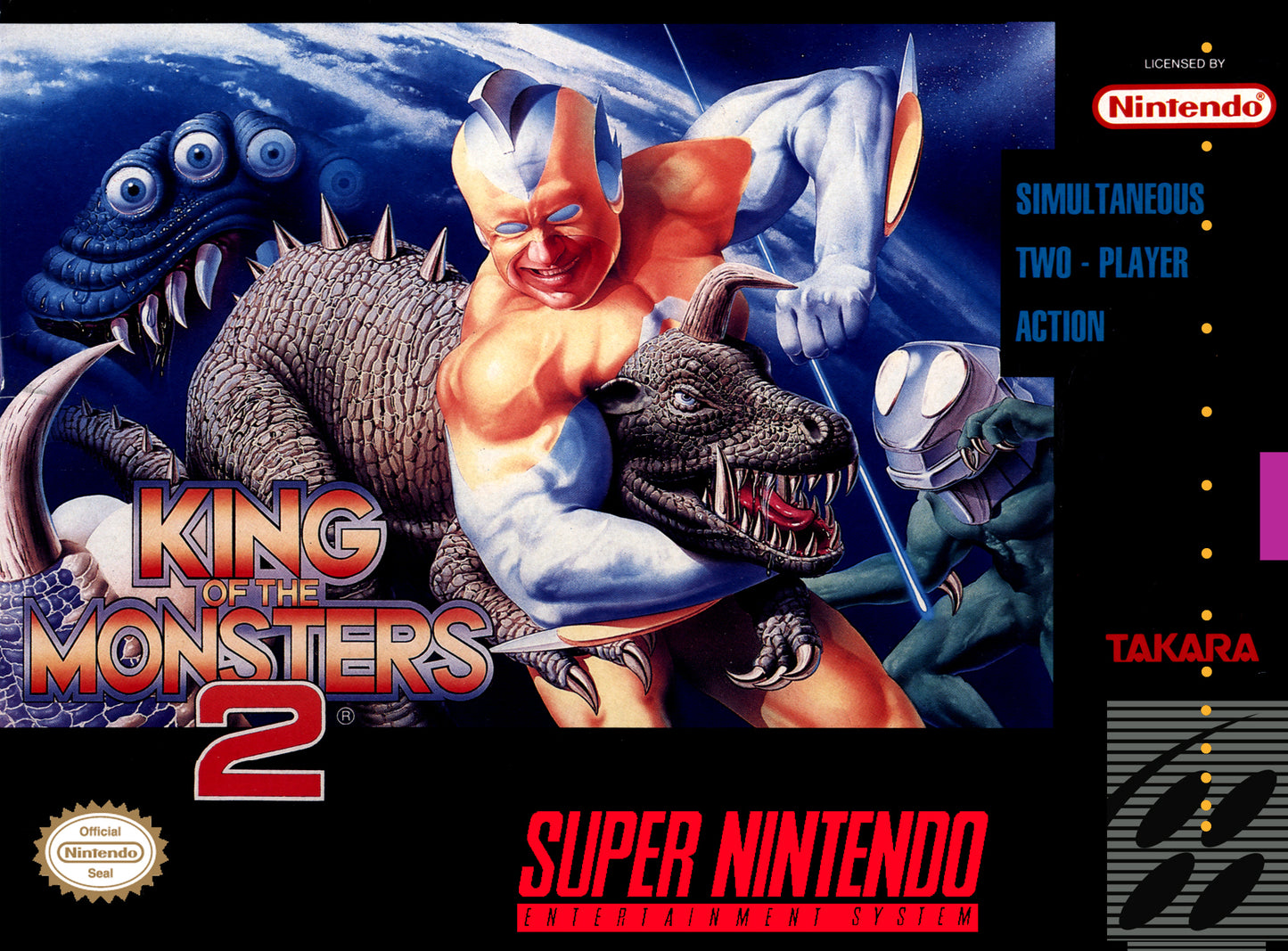 KING OF THE MONSTERS  - SNES