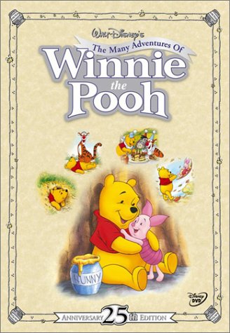 WINNIE THE POOH  - DVD-MANY ADVENTURES OF-25TH ANNIVERSARY