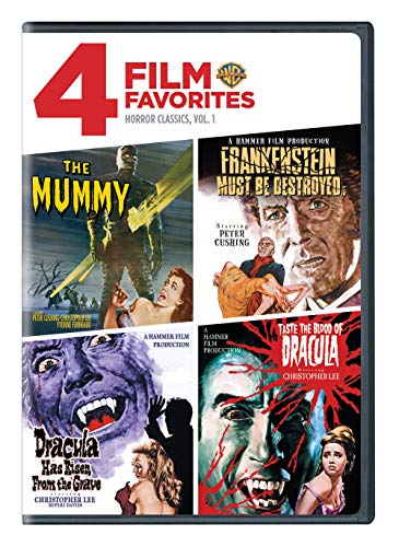 MUMMY/FRANKENSTEIN MUST BE DESTROYED/DRA - DVD-4 FILM FAVOURITES (HORROR CLASSICS 1