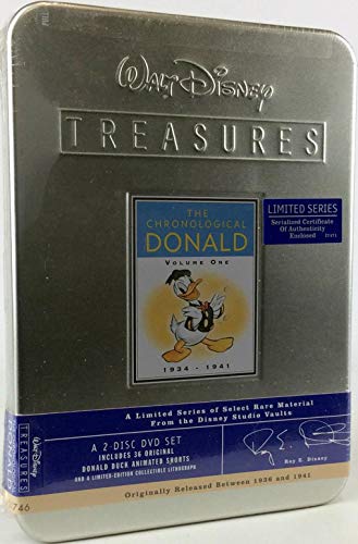 WALT DISNEY TREASURES (W/TIN-SEALED) - DVD-CHRONOLOGICAL DONALD VOL. 1