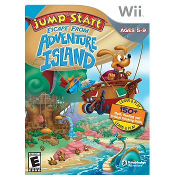 JUMPSTART WII "ESCAPE FROM ADVENTURE ISLAND" - STANDARD EDITION