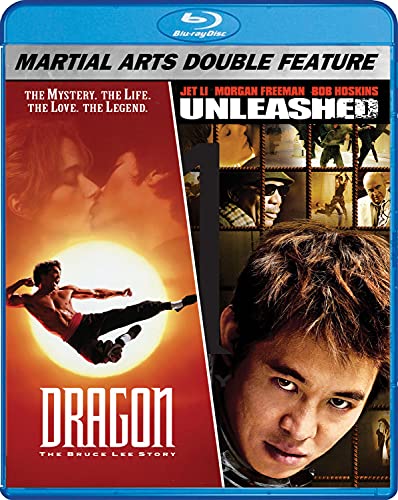 MARTIAL ARTS DOUBLE FEATURE: DRAGON: THE BRUCE LEE STORY / UNLEASHED [BLU-RAY]