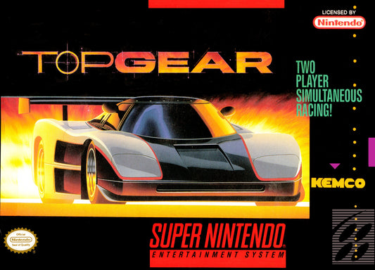 TOP GEAR 2  - SNES (W/BOX)