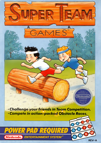 SUPER TEAM GAMES  - NES (W/BOX & MANUAL)