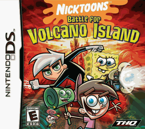 NICKTOONS BATTLE FOR VOLCANO ISLAND - NINTENDO DS