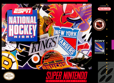 ESPN NATIONAL HOCKEY NIGHT  - SNES (W/BOX)
