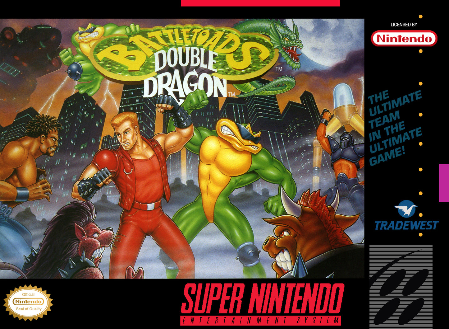 BATTLETOADS & DOUBLE DRAGON: ULTIMATE TA  - SNES