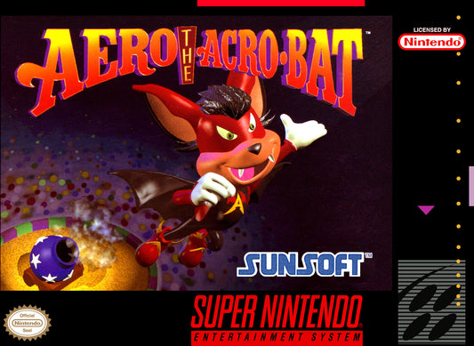 AERO THE ACRO-BAT  - SNES (W/BOX)