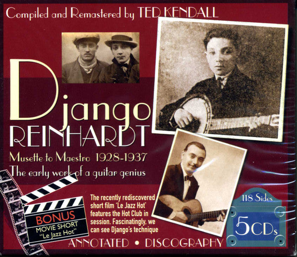 REINHARDT, DJANGO  - MUSETTE TO MAESTRO 1928-1937