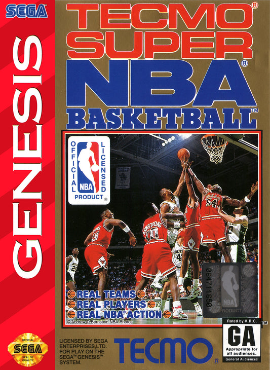 TECMO SUPER NBA BASKETBALL  - GENESIS