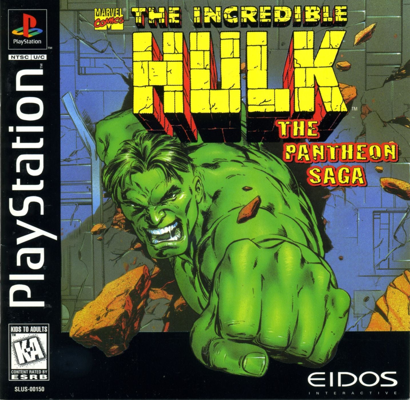 INCREDIBLE HULK: THE PANTHEON SAGA  - PS1
