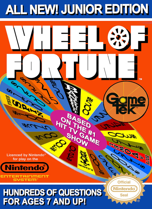 WHEEL OF FORTUNE: JUNIOR EDITION  - NES (W/BOX & MANUAL)