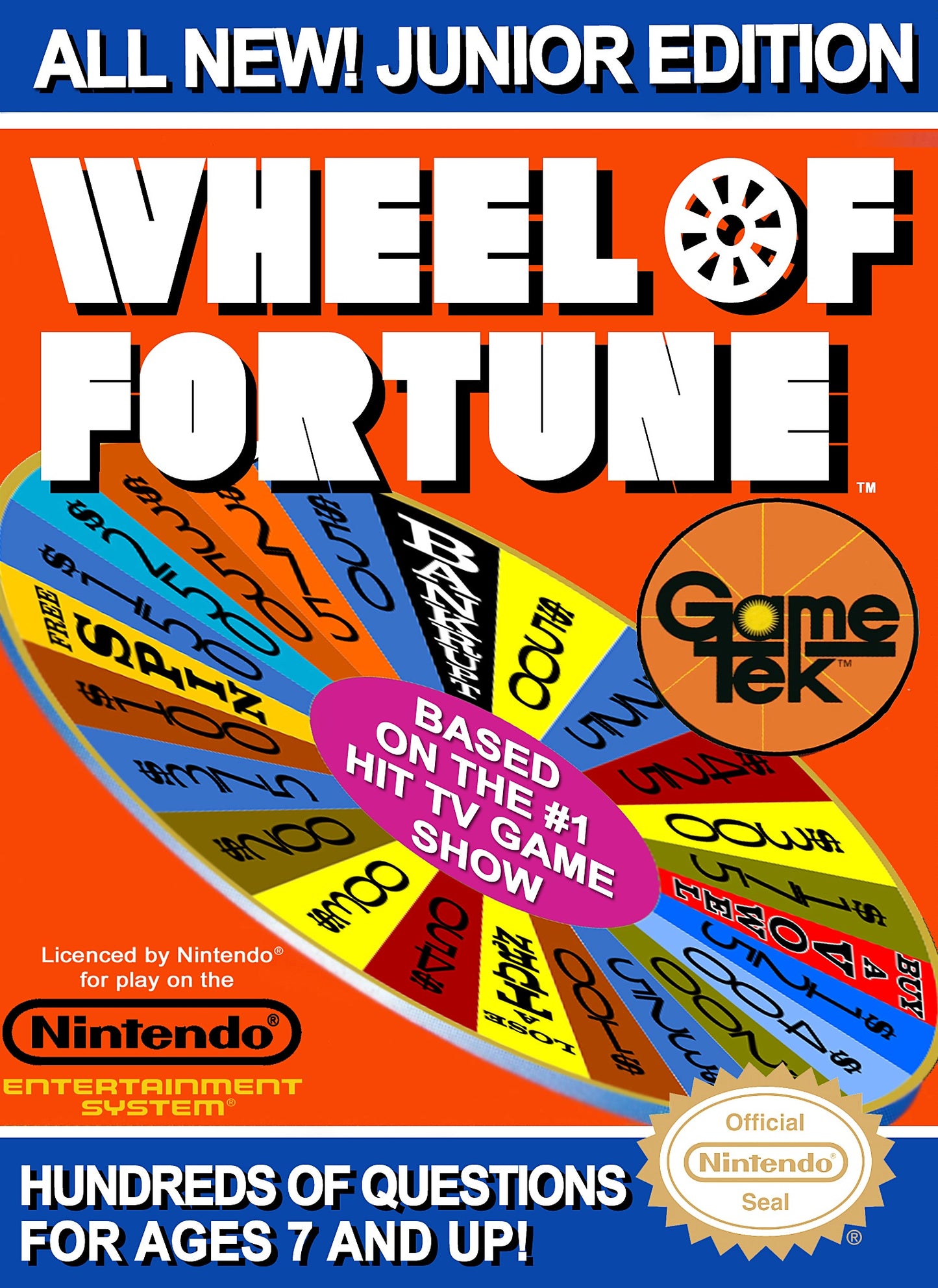 WHEEL OF FORTUNE: JUNIOR EDITION  - NES