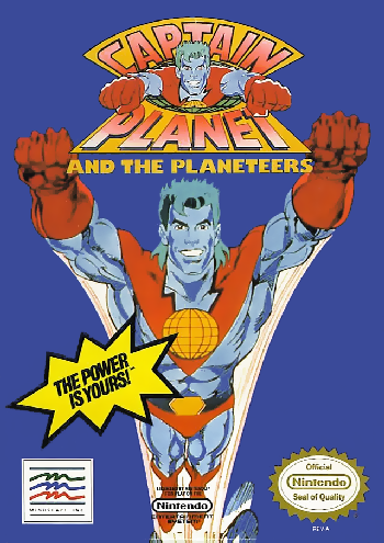 CAPTAIN PLANET & THE PLANETEERS  - NES