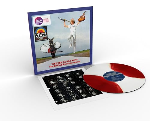 THE ROLLING STONES - GET YER YA-YA'S OUT - LIMITED RED & WHITE COLORED VINYL