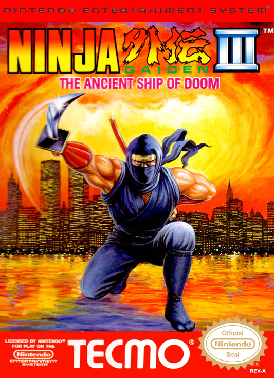 NINJA GAIDEN III: ANCIENT SHIP OF DOOM  - NES