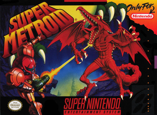 SUPER METROID  - SNES (W/BOX)