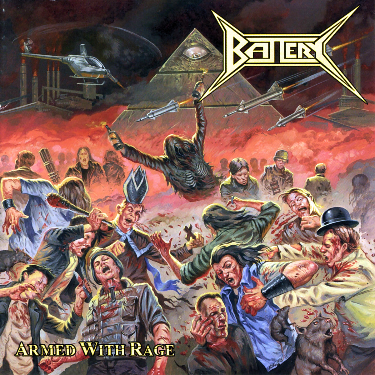 BATTERY  - ARMED WITH RAGE