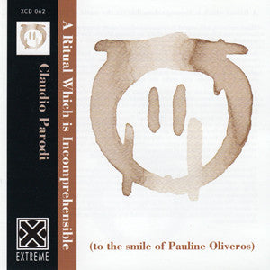 PARODI, CLAUDIO  - RITUAL WHICH IS INCOMPREHENSIBLE