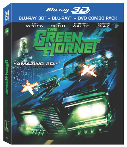 THE GREEN HORNET 3D / LA FRELON VERT  [BLU-RAY 3D + BLU-RAY + DVD] (BILINGUAL)